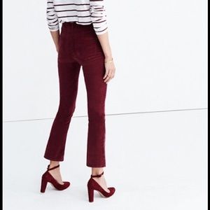 Madewell Cali Demi Boot in Velvet — Size 29